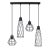 Pendant lamp SUBA 4L black