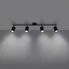 Ceiling lamp LEMMI 4L black