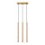 Pendant lamp PASTELO 3L gold