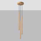 Pendant lamp PASTELO 3P gold