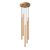 Pendant lamp PASTELO 5P gold