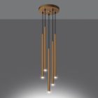 Pendant lamp PASTELO 5P gold
