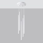 Pendant lamp PASTELO 5P white