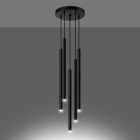 Pendant lamp PASTELO 5P black