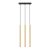 Pendant lamp PASTELO 3L polished gold