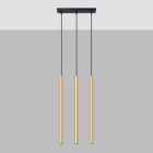 Pendant lamp PASTELO 3L polished gold