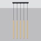 Pendant lamp PASTELO 5L polished gold