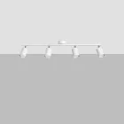 Ceiling lamp LEMMI 4L white