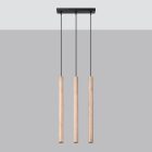 Pendant lamp PASTELO 3L wood