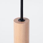 Pendant lamp PASTELO 3L wood