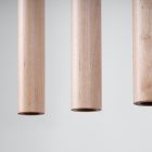 Pendant lamp PASTELO 5L wood