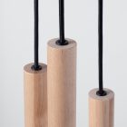 Pendant lamp PASTELO 5P wood