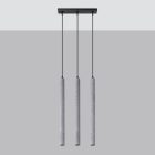 Pendant lamp PASTELO 3L concrete