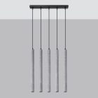Pendant lamp PASTELO 5L concrete