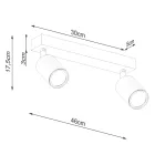 Ceiling lamp VERDO 2 white