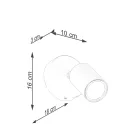 Wall lamp VERDO black