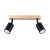 Ceiling lamp VERDO 2 black