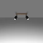 Ceiling lamp VERDO 2 black