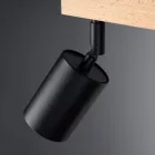 Ceiling lamp VERDO 3L black