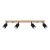 Ceiling lamp VERDO 4 black