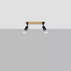 Ceiling lamp ZUCA 2 black