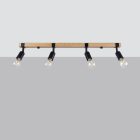 Ceiling lamp ZUCA 4 black