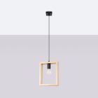 Pendant lamp ARIES natural wood