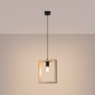Pendant lamp ARIES natural wood