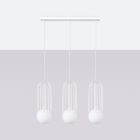 Pendant lamp BRINA 3L white