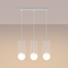 Pendant lamp BRINA 3L white