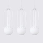 Pendant lamp BRINA 3L white