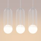 Pendant lamp BRINA 3L white