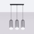 Pendant lamp BRINA 3L black