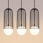 Pendant lamp BRINA 3L black