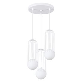 Pendant lamp BRINA 3P white