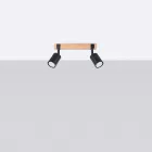 Ceiling lamp FAGER 2 black