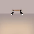 Ceiling lamp FAGER 2 black