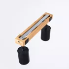 Ceiling lamp FAGER 2 black