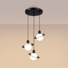 Pendant lamp HYPERION 3P black