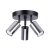 Ceiling lamp WINX 3P black/chrome