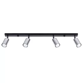 Ceiling lamp WINX 4L black/chrome