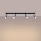 Ceiling lamp WINX 4L black/chrome