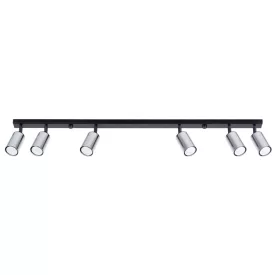 Ceiling lamp WINX 6L black/chrome