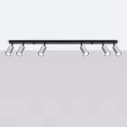 Ceiling lamp WINX 6L black/chrome