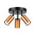 Ceiling lamp WINX 3P black/cooper