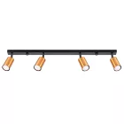 Ceiling lamp WINX 4L black/cooper