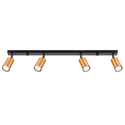 Ceiling lamp WINX 4L black/cooper
