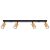 Ceiling lamp WINX 4L black/cooper