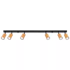 Ceiling lamp WINX 6L black/cooper