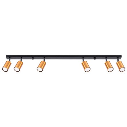 Ceiling lamp WINX 6L black/cooper